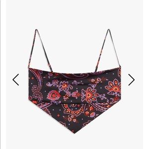 WeWore What COWL PAISLEY TOP